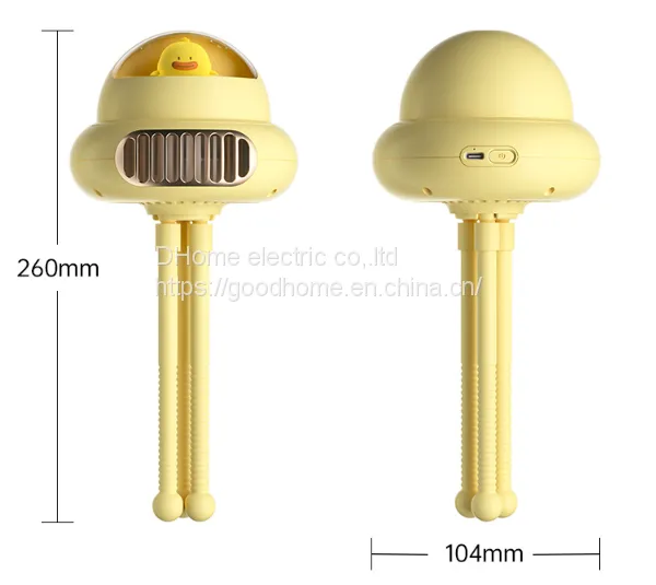 New Baby Carriage Fan Octopus Small Home Appliances Quiet Portable Mini Fan（Wechat:13510231336） photo-2