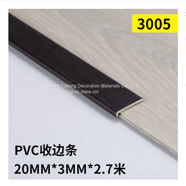 SPC Floor 7-word L-type PVC Wood Grain Closing Strip, Right Angle Closing Strip, Wall Edge, Wardrobe Sealing Line photo-5