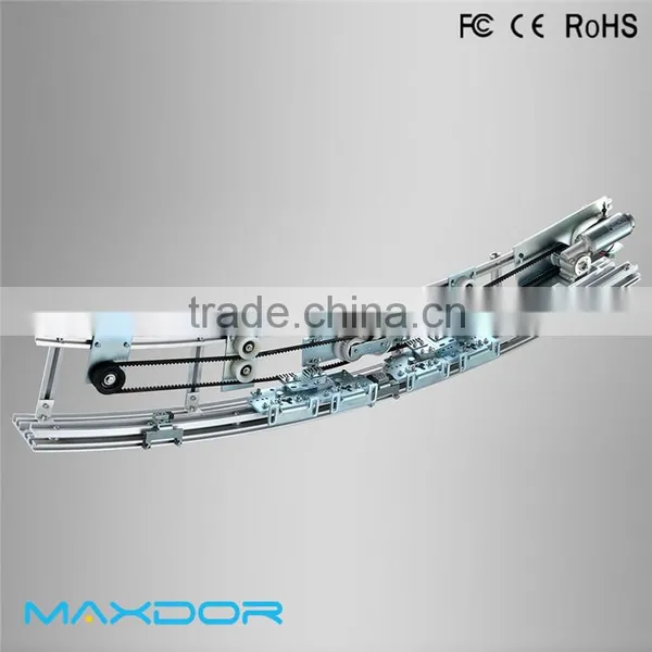 Front Door Aluminum Automatic Curved Sliding Doors photo-2
