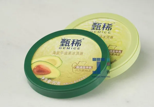 Tengjia Matte Surface Finish Iml In Mold Labeling Stickers With CMYK Color