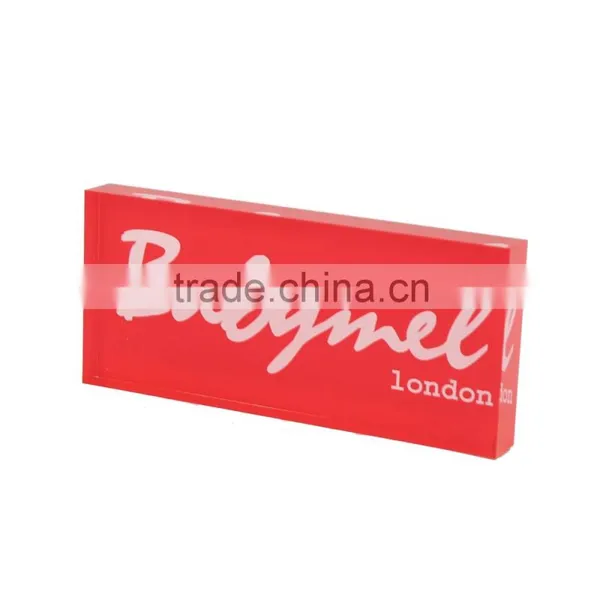 Acrylic Logo Block, Clear Plexiglass Block photo-2
