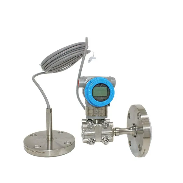 Kyue Intelligent Diaphragm Double Flange Pressure Transmitter Liquid Level Gauge Differential Pressure Sensor