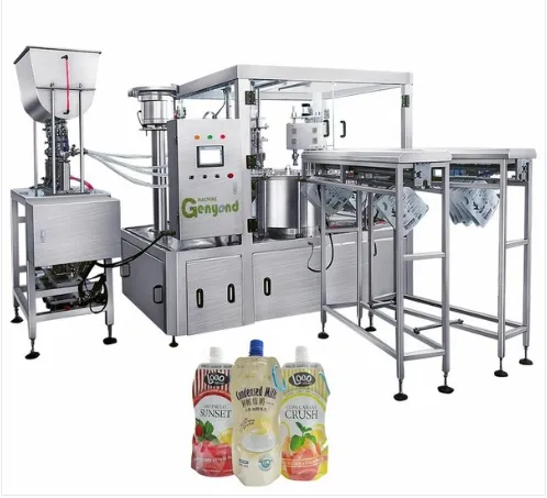 Spout Pouch Filling Capping Machine