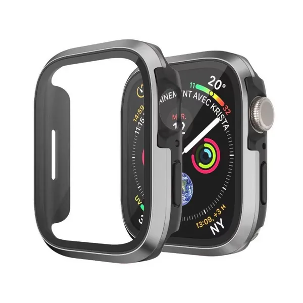 Rugged Case Apple Watch Ultra Military Protective Cover Bumper IWatch Tempered Glass Screen Protector photo-5