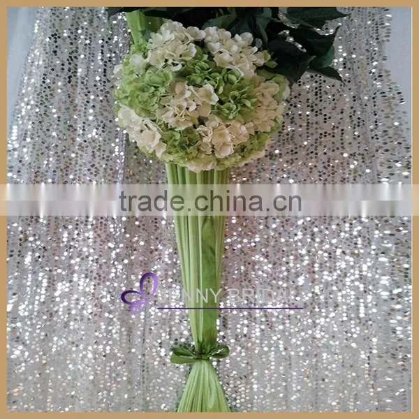 BCK089 Wholesale High Quality Customize Size Shiny Silver Sequin Event Party Backdrop for Weeding Decoration Quality Choice photo-3