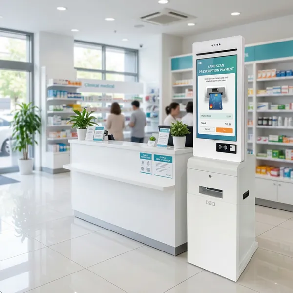 Aonpos APK22 10-point Touchscreen Kiosk All In One Cashless Payment Kiosk Retail Shop Self-service Kiosk Windows Payment Kiosk photo-4
