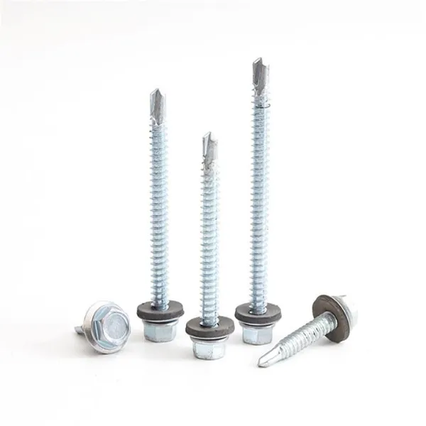 Self Drilling Screw With Free Samples Factory Direct C1022A Carbon Steel White Zinc Hex Head for Metal Roofing Mill Test Report photo-4