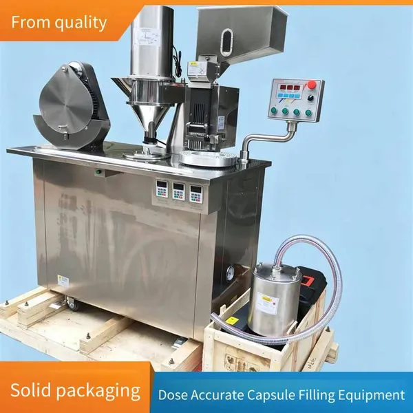 Semi-automatic Split Capsule Filling Machine, Chinese Herbal Powder Filling Machine, Fully Automatic Powder and Granule Quantitative Capsule Machine photo-5