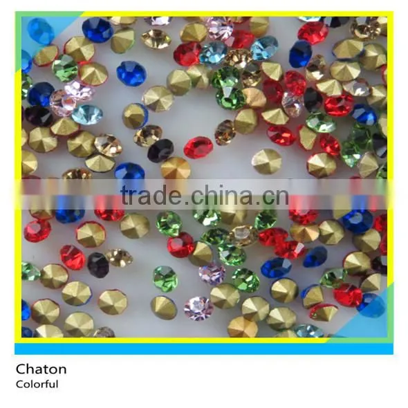 Hotfix Pointback Rhinestone Chrysolite Ss12 24pp 1 Gross 144 Pcs photo-3