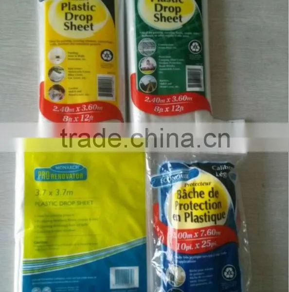 pe Plastic Cover Sheet,plastic Drop Sheet,pe Cover Sheet photo-3