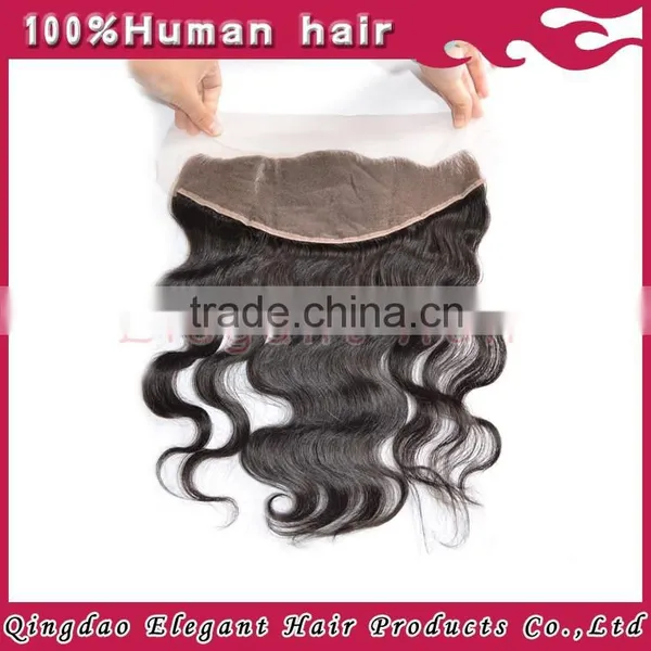 6A Grade Hot Hair Beauty Product Silk Base Lace Frontal Closure photo-2