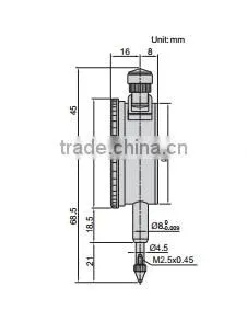 INSIZE 2329-10 Electronic Digital Dial Indicator With Lifting Lever photo-3