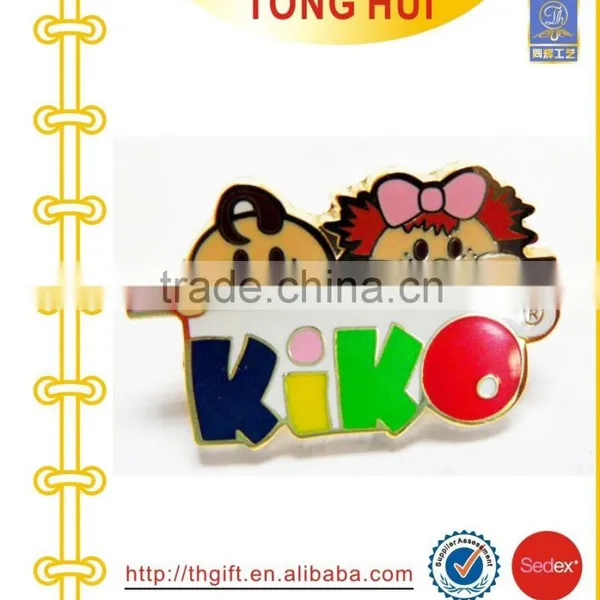 Smart Cartoon KIKO Logo Hard enamel pin