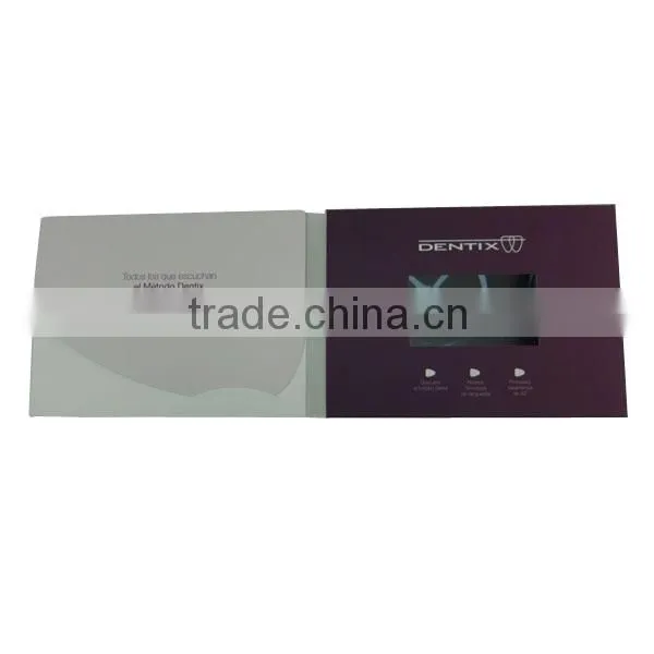 Factory Oem Tft Lcd Video Card Panel Touch Screen Multi-button Magnetic Light Switch On/off Usb Digital Video Palyer Card photo-5