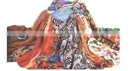 Promotional Crepe Silk Scarves