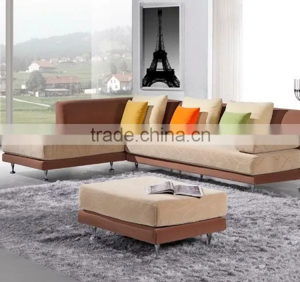 Fresh Color Home Use Sofa Set With Unique Fabric Cover KW9042