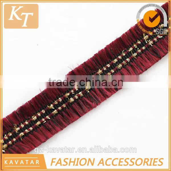 China Supplier Double Side Fringe Trim in Guangzhou photo-3