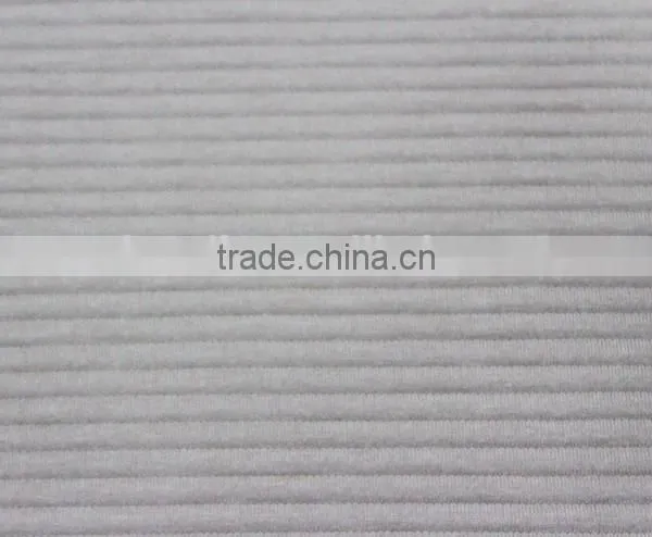80 Cotton 20 Polyester Knitting Jacquard Air Layer Fabric photo-4