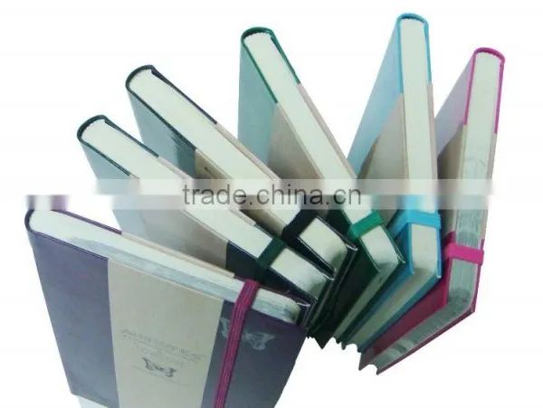 Custom A5 Size Perfect Bound Soft Cover Pu Leather Note Book With Elastic Closure photo-2