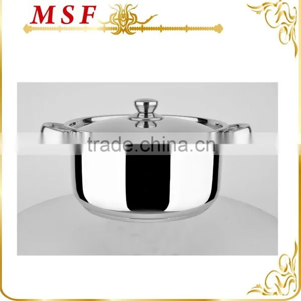 MSF-3997 8pcs Stainless Steel Cookware Set Composition 18cm 24cm 26cm Casserole 24*7cm Rice Cooker photo-6