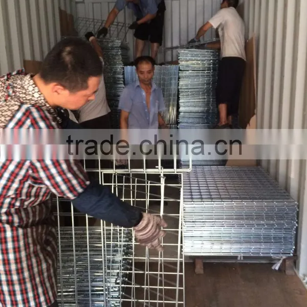 Galvanized Steel Wire Storage Cage / Warehouse Cage photo-3