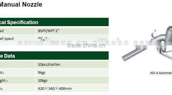 Manual Nozzle(Nozzle,fueling Nozzle)