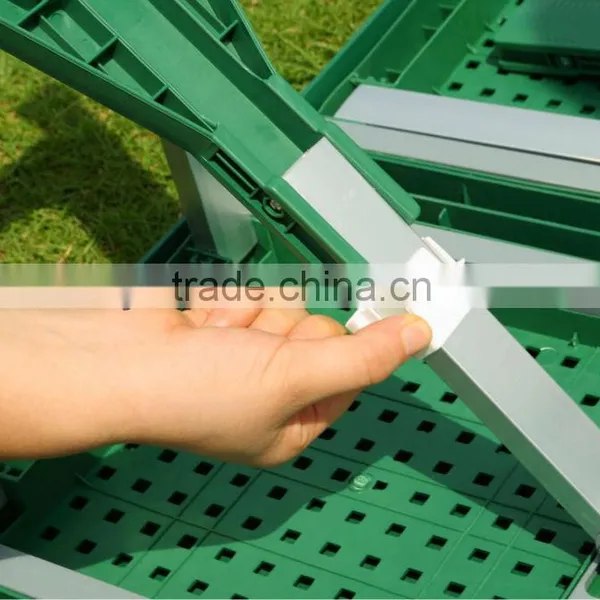 Green Plastic Folding Picnic Table--outdoor Camping Furniture photo-4