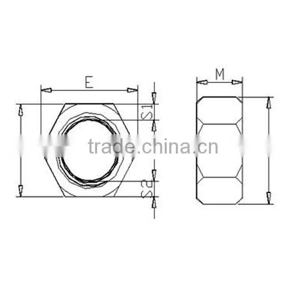 for Electrical Transmission Tower Hex Thin Lock Nut photo-5