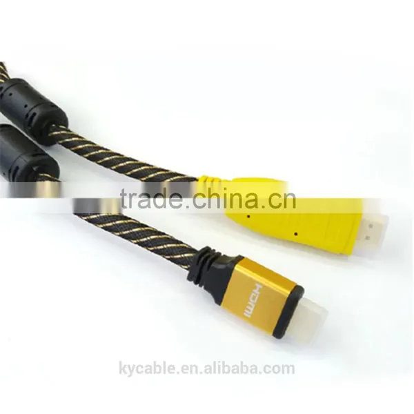 Gold-plated Male to Male HDMI Extension Cable 2.0 With Gold-plated&nylon Braided photo-2