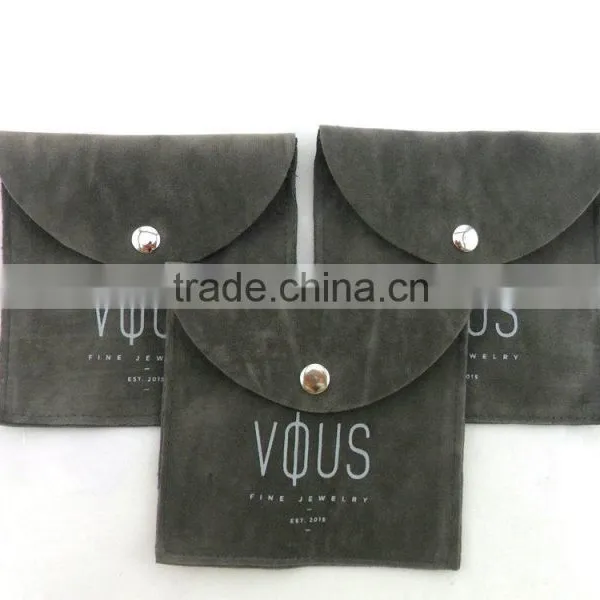 Logo Golden Printed Black High Quality Custom Velvet Bag/custom Logo Jewelry Bags photo-3