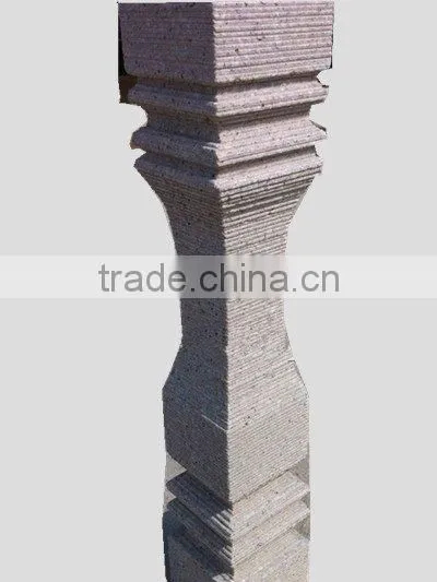 Shrimp Red Granite Column Pillar