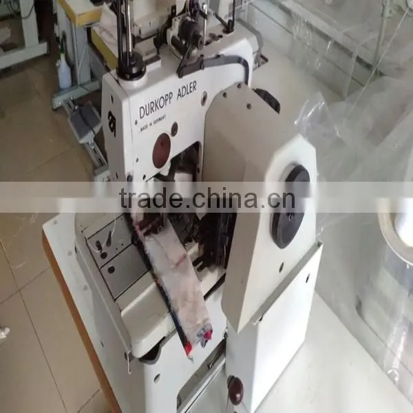 80%new Lower Noise Second Hand Double Needle High Speed Durkopp Adler 558 Eyelet Button Holer Sewing Machine photo-3
