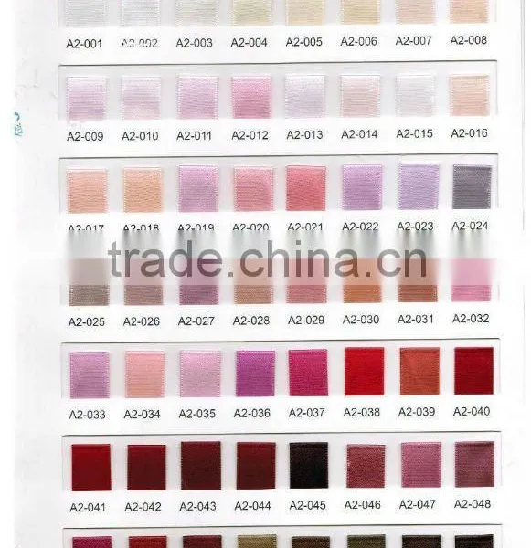 polyester ribbon color card 1