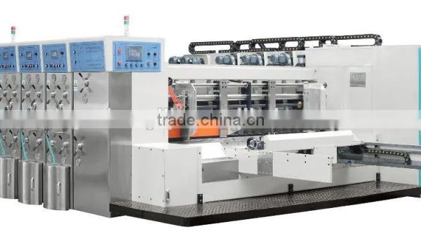 CLC-Q2 High Speed Flexo Printer Slotter Die-cutter Stacker Machine From GUANGZHOU