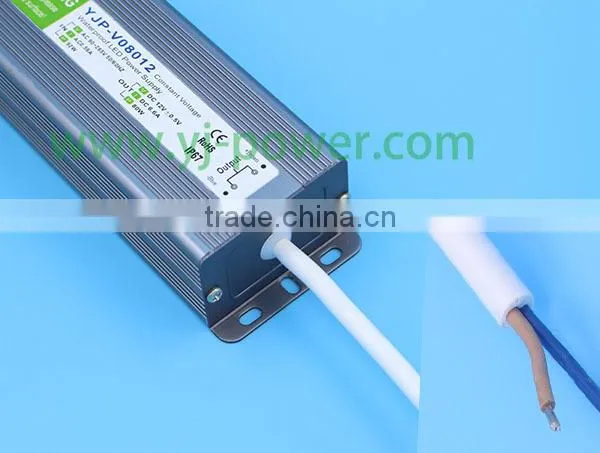 Power Supply 12v dc 72w 6 Amp Waterproof YJP-V08012 RoHS,CE-EMC,CE-LVD,IP67 photo-3
