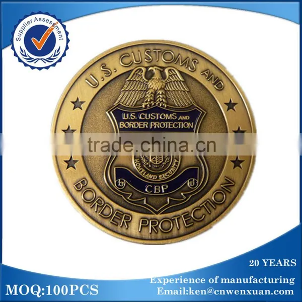 2016 Wenxuan Wholesale Customer Logo Metal Badge