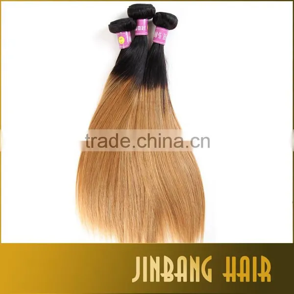 2016 New Premium Ombre Hair Weave Silk Straight Colored Two Tone Virgin Brazilian Human Hair Extension photo-6