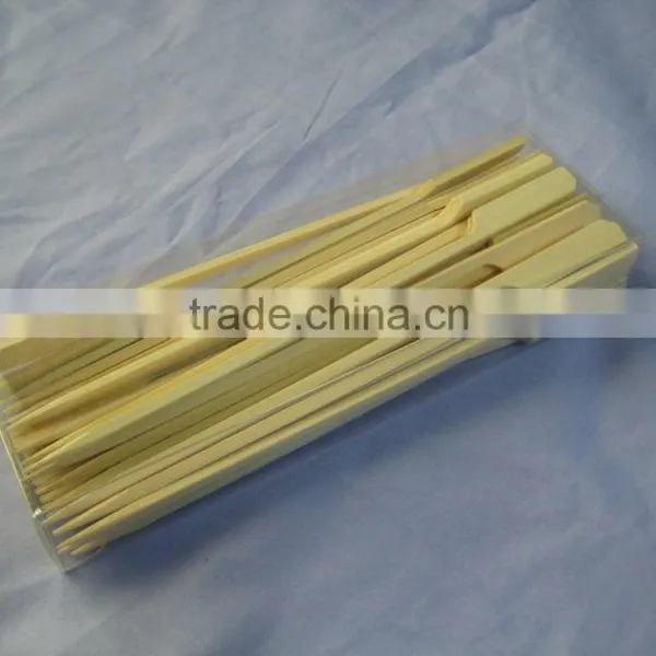 Safe Fruit Pick Roating 40cm Wooden Bbq Bamboo Skewer photo-4