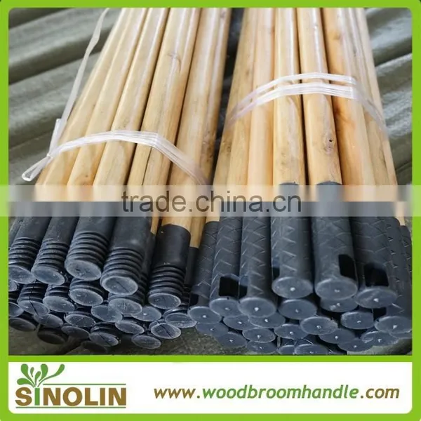 SINOLIN Broomstick Wood Wholesale Broomsticks Italian Thread Varnished Broomstick