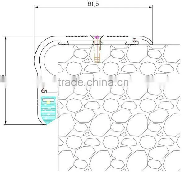 IP65 Aluminum LED Step Nosing photo-2