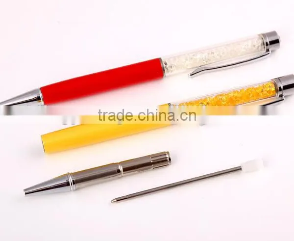 New Design Colorful Wholesale Crystal Ball Pen With Crystal Ends photo-2