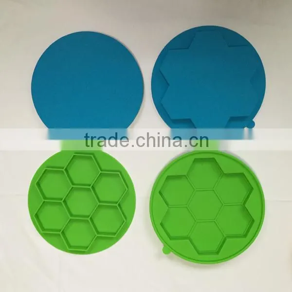 Stuffed Silicone Burger Press, Nonstick Silicone Hamburger Patty Maker, Silicone Burger Tray Freezer Container photo-2