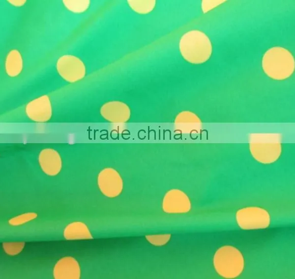 Nice Color Stretch Dresses/swimwear/Bikini/underwear Dot Printing Fabric