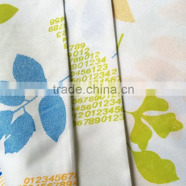Spring Leaf Print Fabric Micro Fiber Peach photo-3