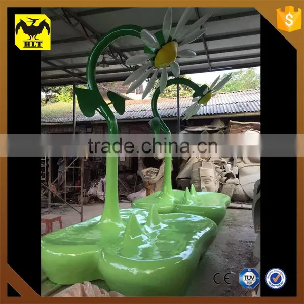 HLT Theme Park Fiberglass Bench Outdoor photo-4