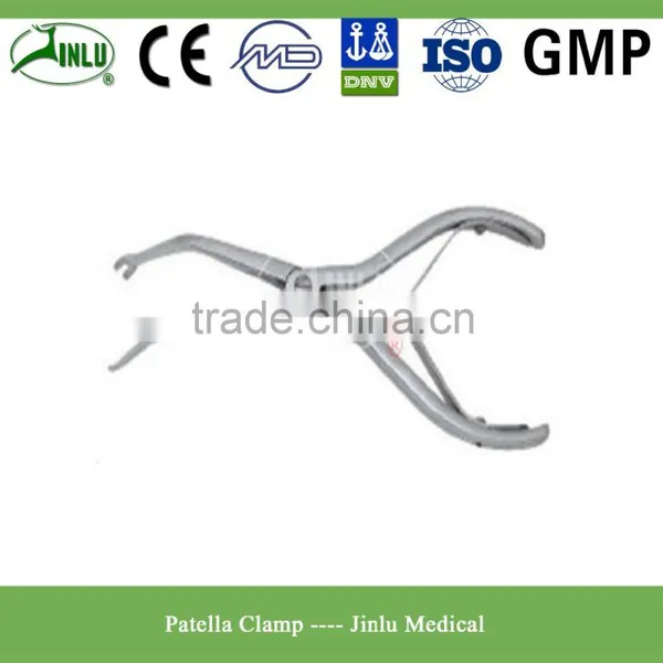Patella clamp for patella claw (orthopedic basic surgical instrument)