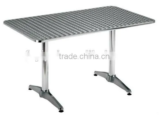 Rectangular mental coffee shop dining bar table YT3