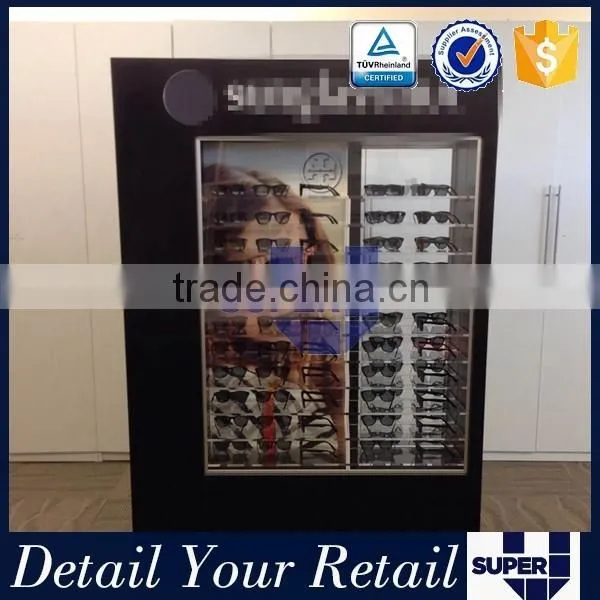 2016 Eyewear Shop Furniture Factory Price Best Design Movable Practical Eyewear Display Cabinet photo-3