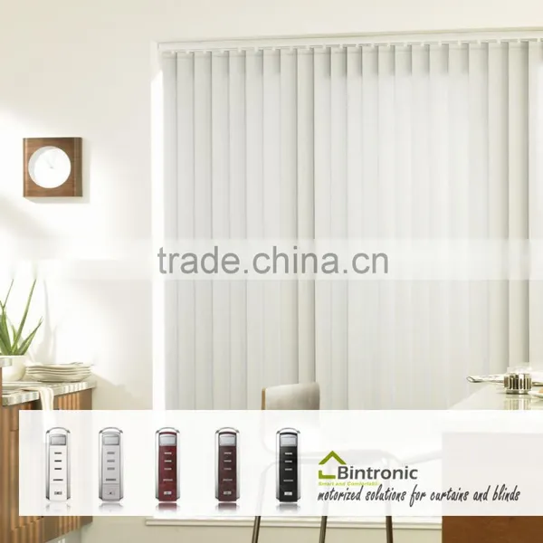 Bintronic Taiwan Vertical Blinds Motor Motorized Vertical Blinds Motorized Vertical Sheer Furnishing Curtain photo-4