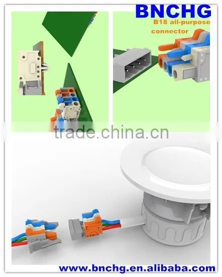 NEW Pcb Block Terminals With Button for Fixing Rail Board 600V 17A photo-2
